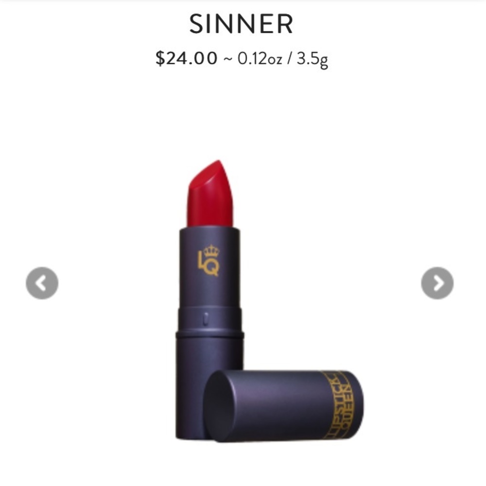 Lipstick Queen "Sinner" in shade Red